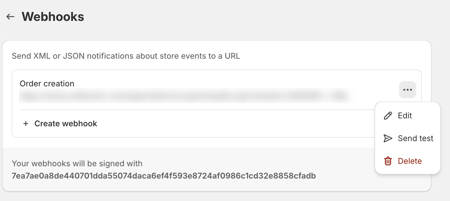 Test Webhook
