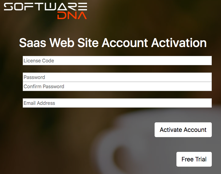 Web SAAS Register