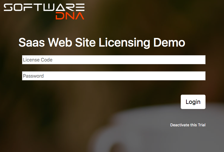Web SAAS Login